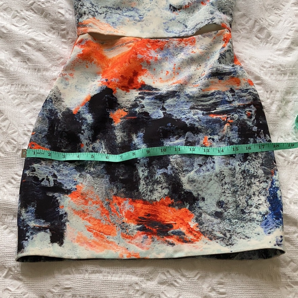 Bec & Bridge Multicolor Abstract Mini Dress - Picture 10 of 11
